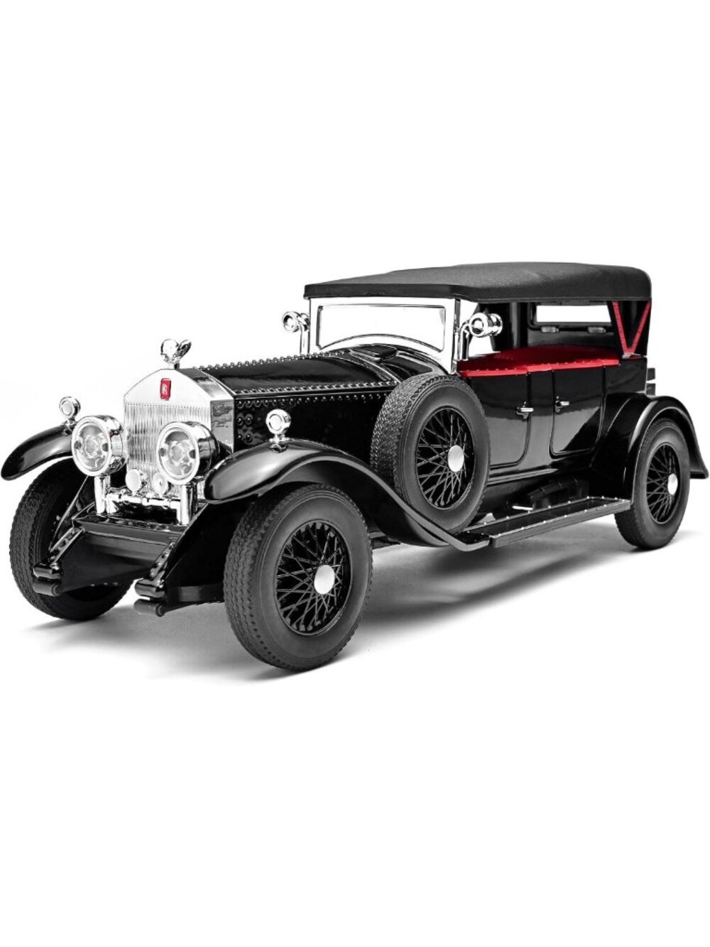 Vintage Diecast Car Model Kits for Adults & Kids, Pull Back Cars with Lights
